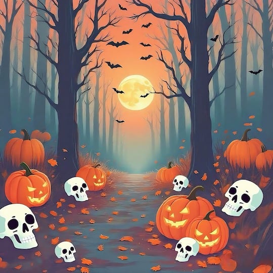 11" x 11" Pumpkin Treescape Canvas Painting Kit by Craft Smart®
